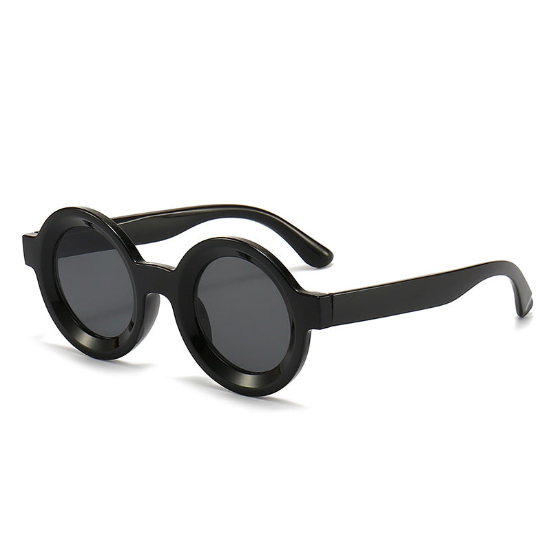 Round Sunglasses Men Women Roger Stone Style Plastic Vintage Steampunk Retro Quality Wholesale