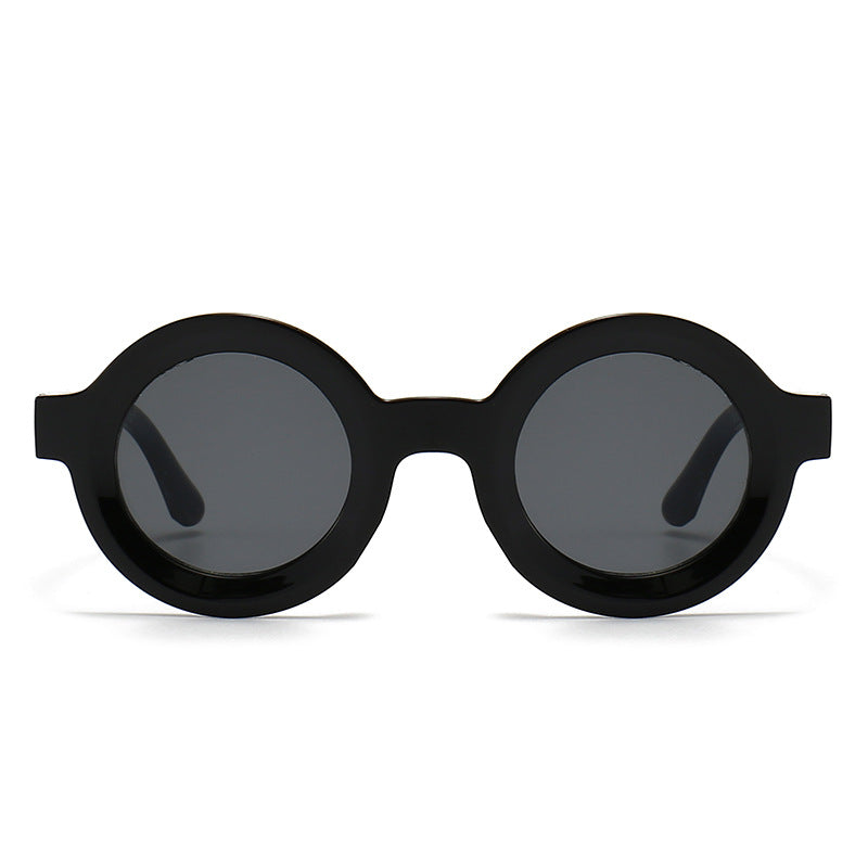 Round Sunglasses Men Women Roger Stone Style Plastic Vintage Steampunk Retro Quality Wholesale