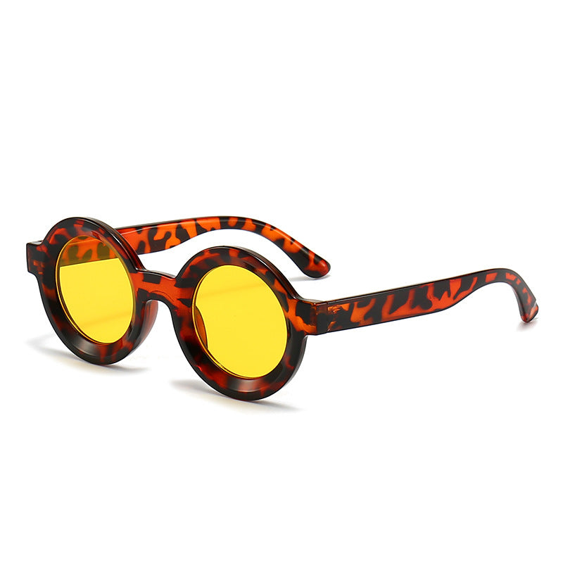Round Sunglasses Men Women Roger Stone Style Plastic Vintage Steampunk Retro Quality Wholesale