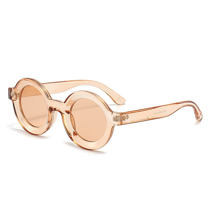 Round Sunglasses Men Women Roger Stone Style Plastic Vintage Steampunk Retro Quality Wholesale