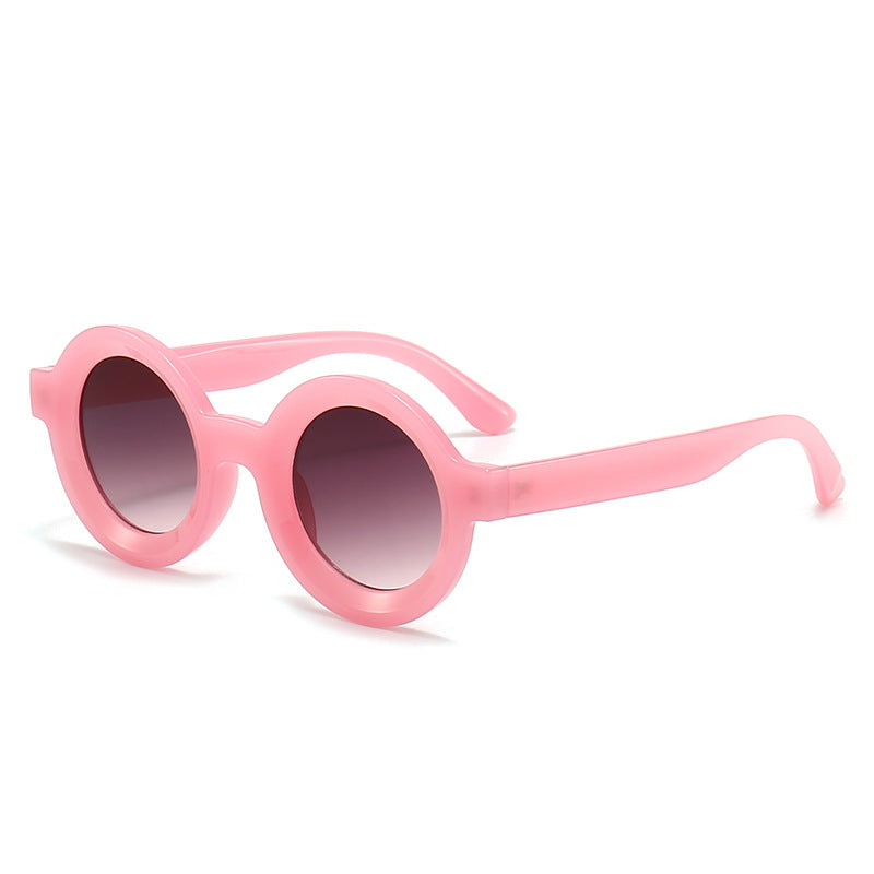 Round Sunglasses Men Women Roger Stone Style Plastic Vintage Steampunk Retro Quality Wholesale