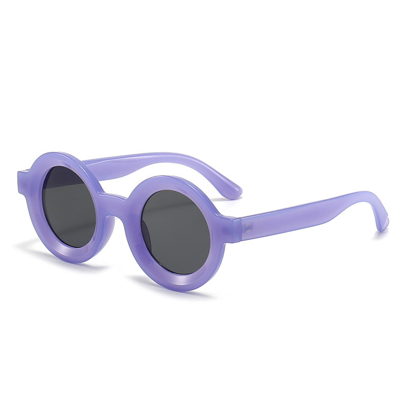 Round Sunglasses Men Women Roger Stone Style Plastic Vintage Steampunk Retro Quality Wholesale