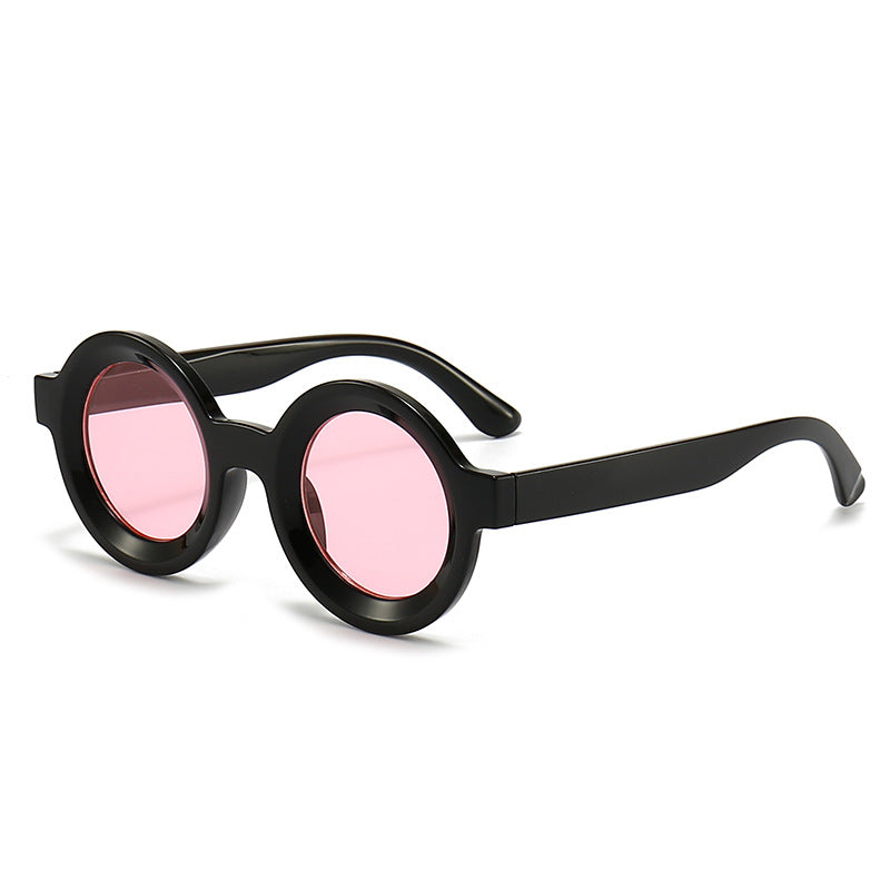Round Sunglasses Men Women Roger Stone Style Plastic Vintage Steampunk Retro Quality Wholesale