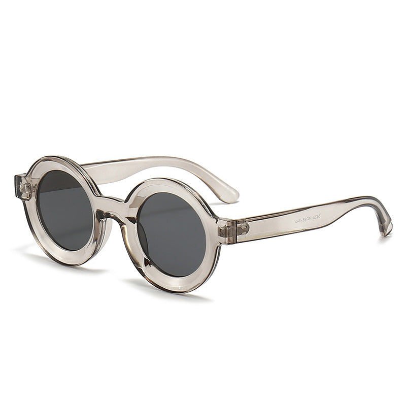 Round Sunglasses Men Women Roger Stone Style Plastic Vintage Steampunk Retro Quality Wholesale