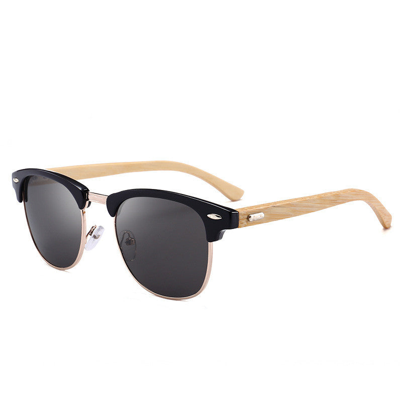 Popular New Arrived Plastic Engraved Wooden Bamboo Sunglasses Wholesale Quality Clubmaster Wholesales