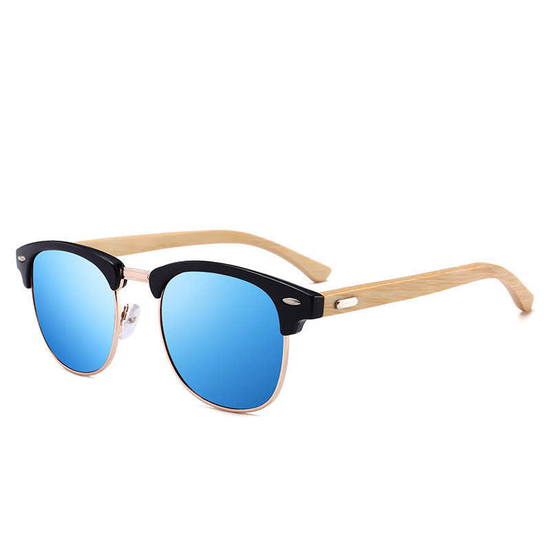 Popular New Arrived Plastic Engraved Wooden Bamboo Sunglasses Wholesale Quality Clubmaster Wholesales