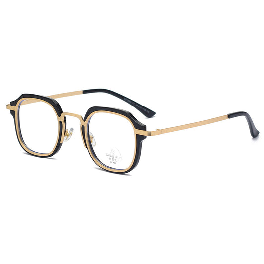 New Personalized Anti Blue Light Eyeglass Frame Flat Lens Myopic Anti Radiation Eyeglass Frame Color for Men and Women Wholesale